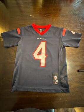 Kids NFL Team Apparel Deshaun Watson Houston Texans Jersey Size M